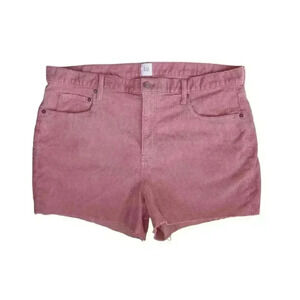 Gap Vintage Pink Corduroy  Shorts with Raw Edge - Size 16/33